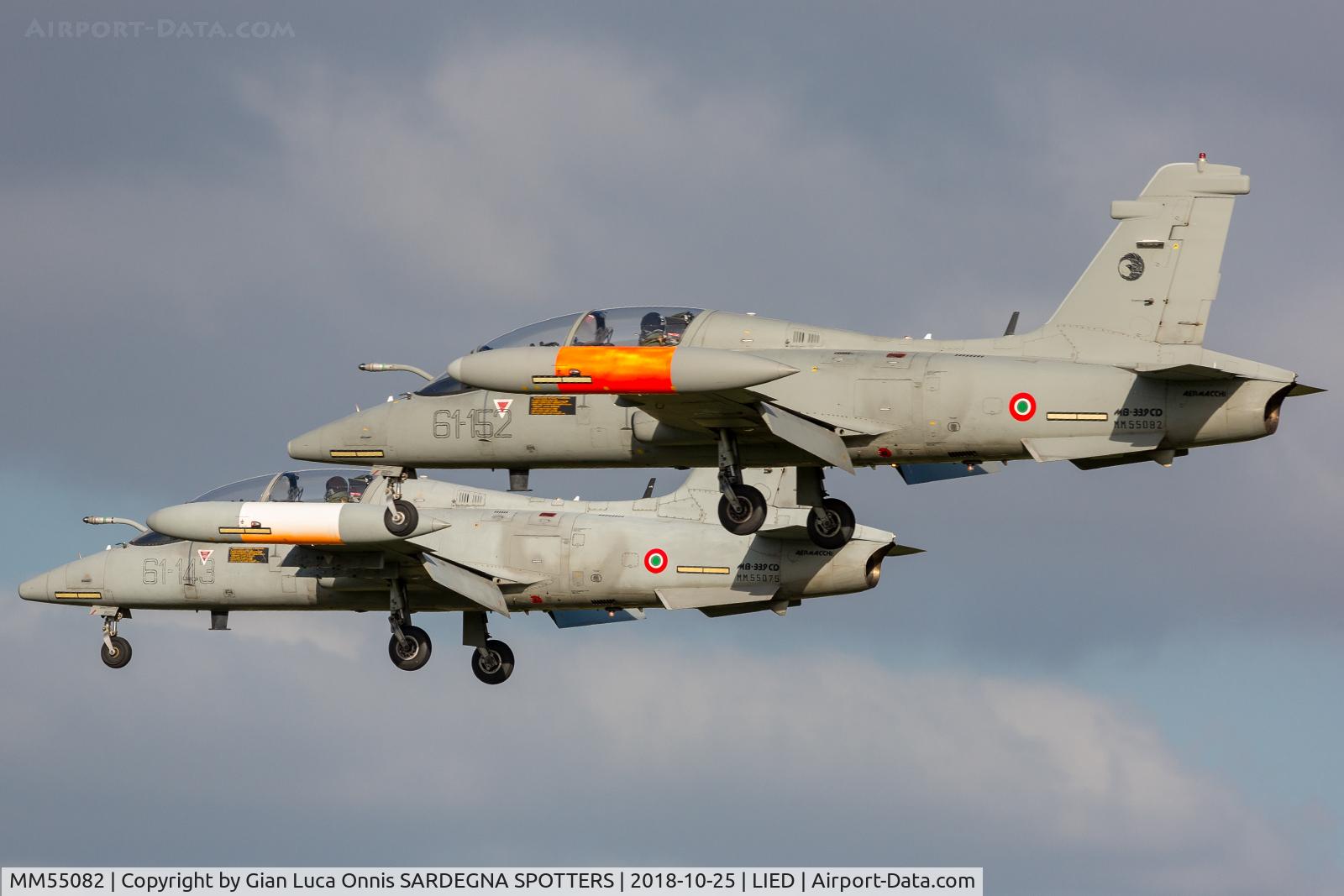 MM55082, Aermacchi MB-339CD C/N 6951/218/CD021, LANDING 35R