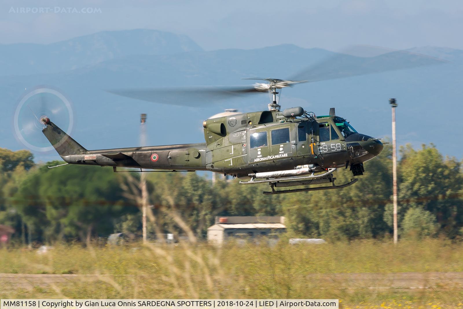 MM81158, Agusta AB-212AM C/N 5815, LANDING 35R