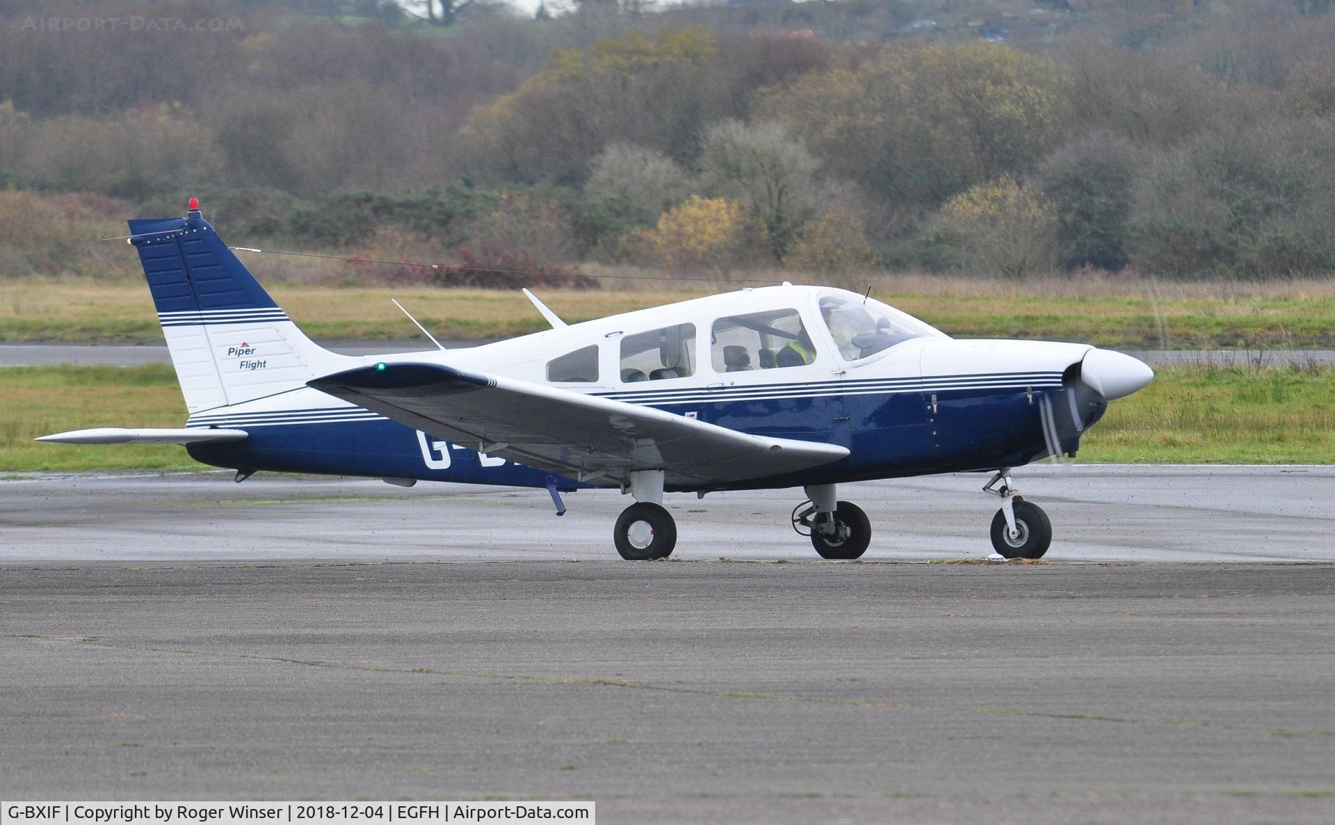 G-BXIF, 1976 Piper PA-28-181 Cherokee Archer II C/N 28-7690404, Visiting Archer II.