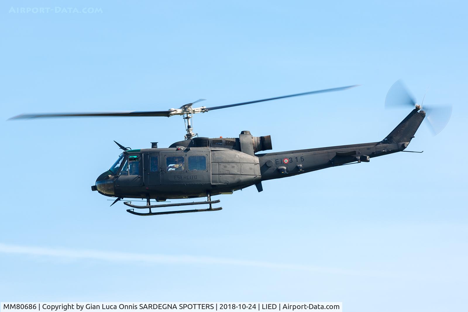 MM80686, Agusta AB-205A-1 C/N 4212, TAKEOFF 35R