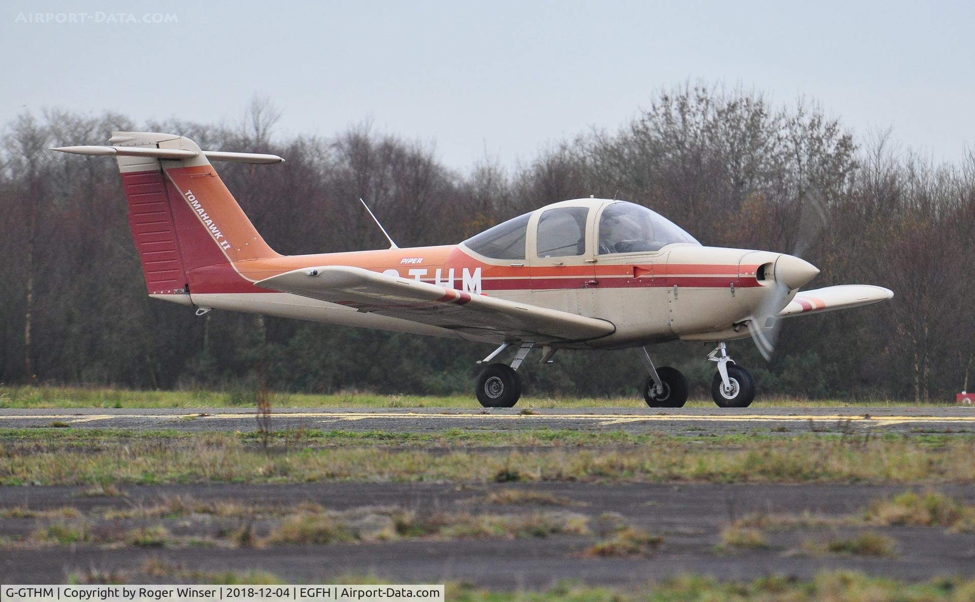 G-GTHM, 1981 Piper PA-38-112 Tomahawk Tomahawk C/N 38-81A0171, Resident Tomahawk operated by Cambrian Flying Club.