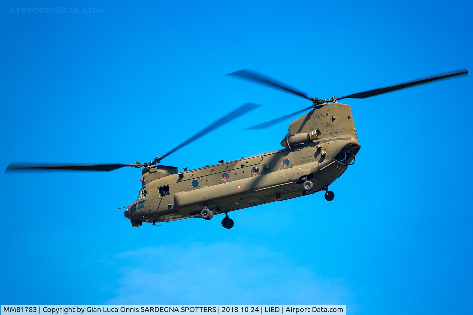 MM81783, 2015 AgustaWestland ICH-47F Chinook C/N M7806, TAKE OFF 35R