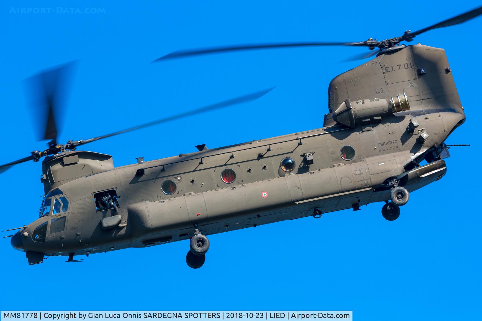 MM81778, 2013 AgustaWestland ICH-47F Chinook C/N M7801, LANDING 35R