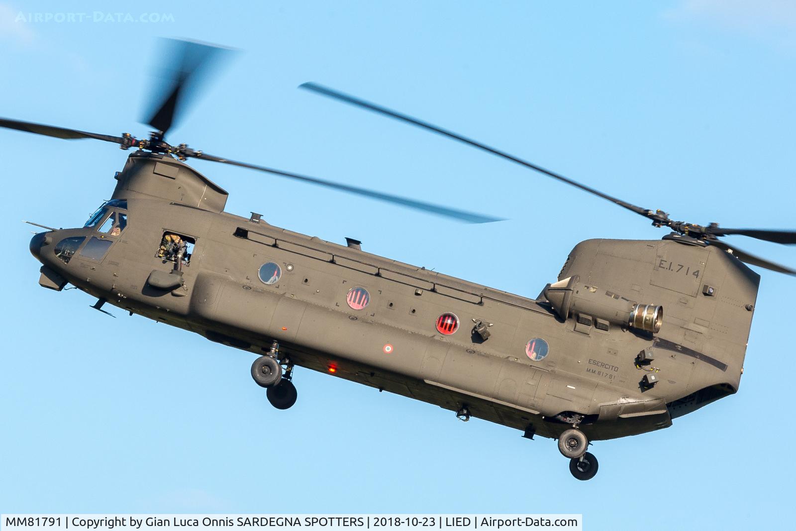MM81791, AgustaWestland ICH-47F Chinook C/N M7814, LANDING 35R