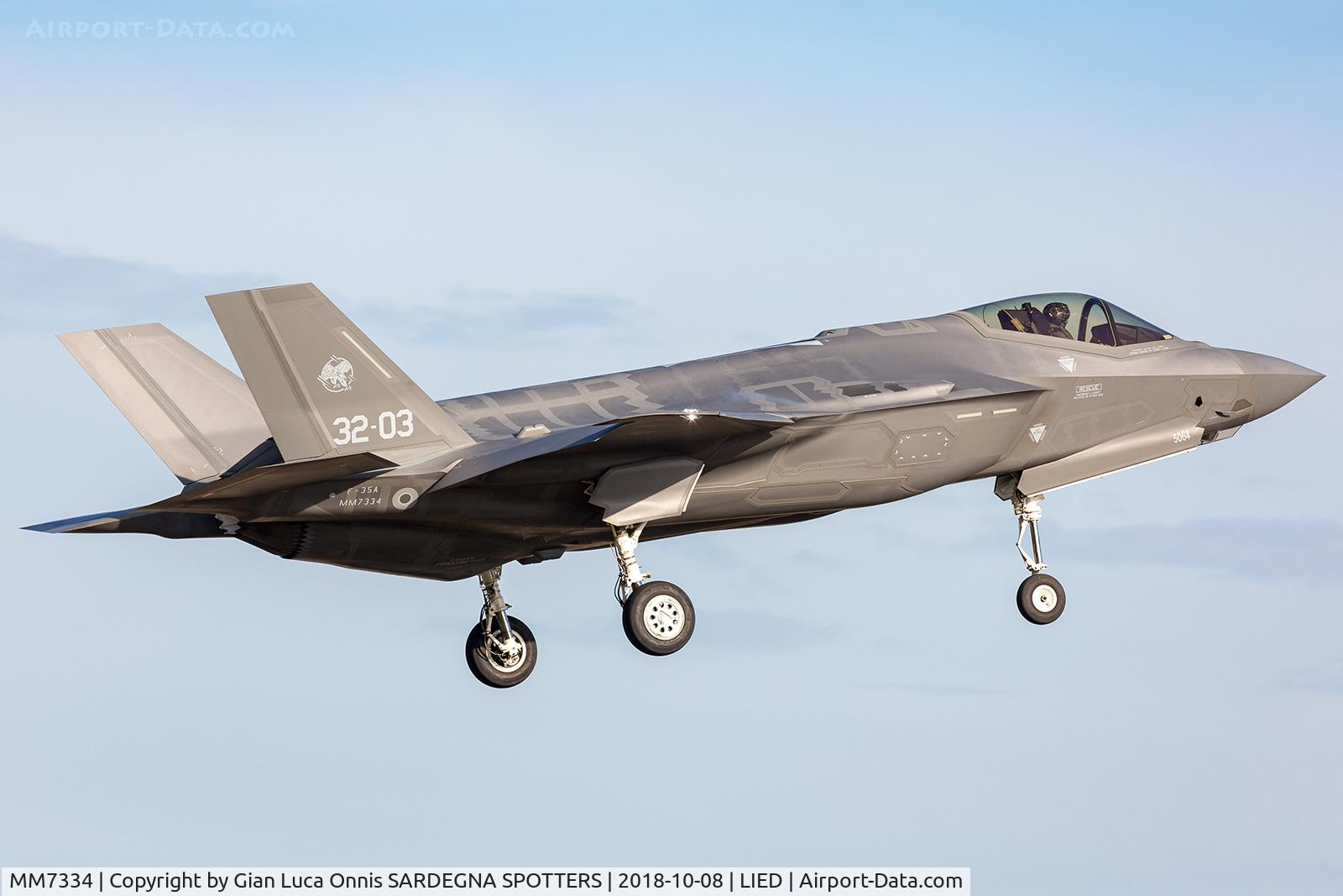 MM7334, Lockheed Martin F-35A Lightning II C/N AL-03, LANDING 17R