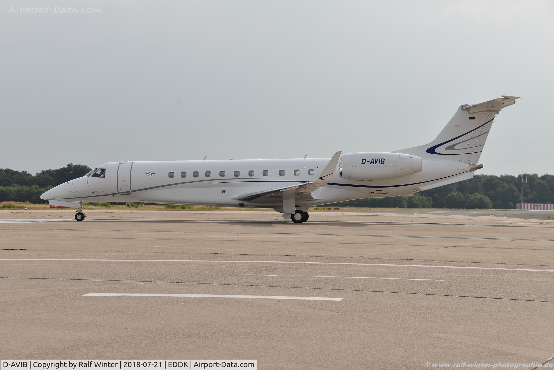 D-AVIB, 2009 Embraer EMB-135BJ Legacy C/N 14501109, Embraer EMB-135BJ Legacy 600 - VIB Vibroair - 14501109 - D-AVIB - 21.07.2018 - CGN