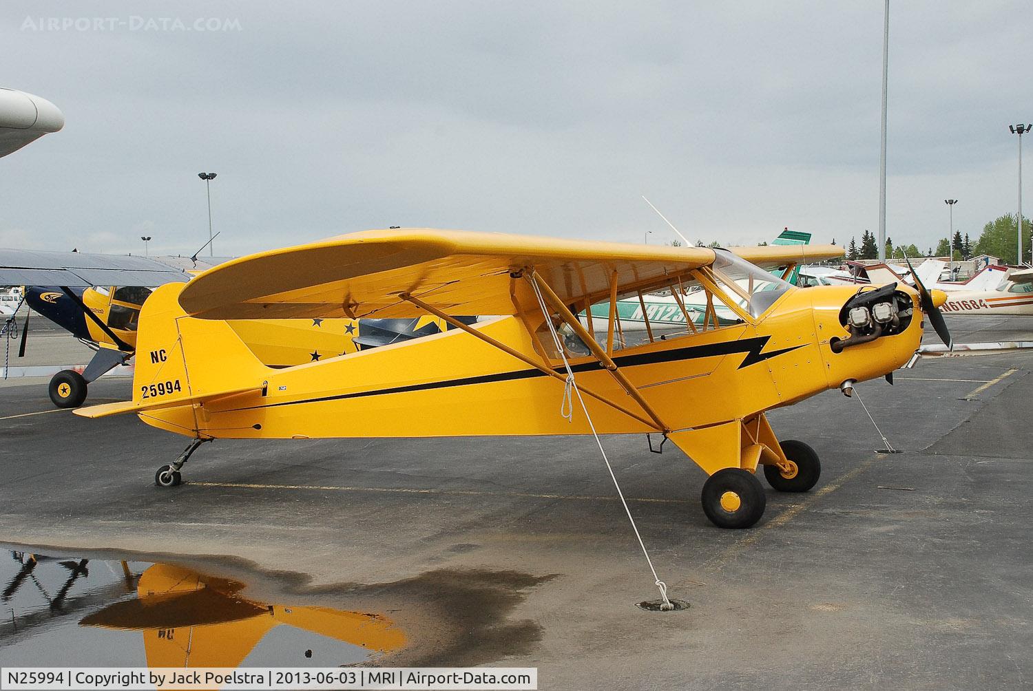 N25994, 1939 Piper J3L-65 Cub C/N 3952, NC25994 at Merrill Field  airport AK