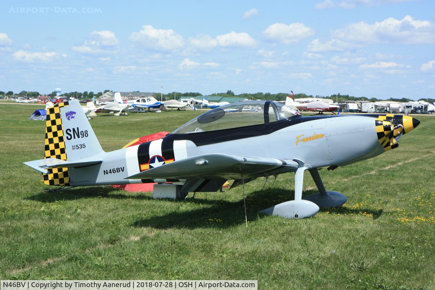 N46BV, 2006 Vans RV-8 C/N 80535, 2006 Vans RV-8, c/n: 80535