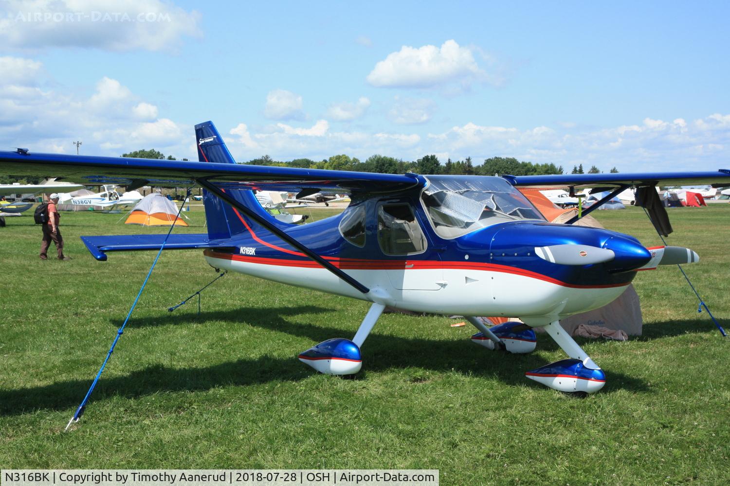 N316BK, Glasair GS-2 Sportsman C/N 7414, 2014 SPORTSMAN AVIATION LLC Sportsman GS-2, c/n: 7414