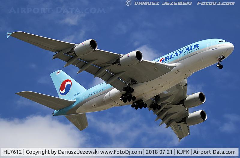 HL7612, 2011 Airbus A380-861 C/N 039, Airbus A380-861 - Korean Air  C/N 039, HL7612