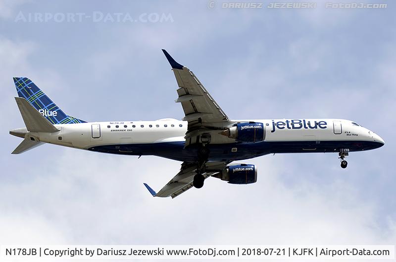 N178JB, 2005 Embraer 190AR (ERJ-190-100IGW) C/N 19000004, Embraer 190AR (ERJ-190-100IGW) 