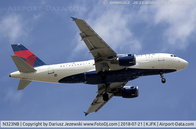 N323NB, 2001 Airbus A319-114 C/N 1453, Airbus A319-114 - Delta Air Lines  C/N 1453, N323NB