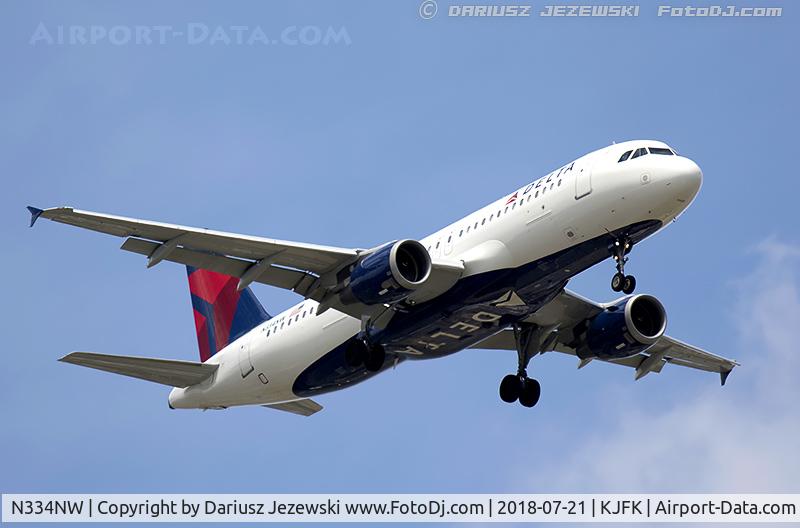 N334NW, 1992 Airbus A320-212 C/N 339, Airbus A320-212 - Northwest Airlines  C/N 339, N334NW