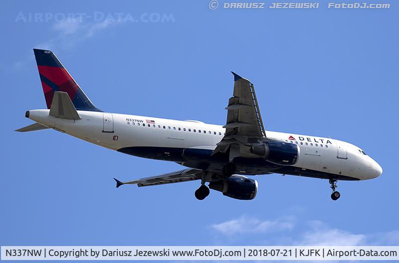 N337NW, 1992 Airbus A320-212 C/N 358, Airbus A320-212 - Delta Air Lines  C/N 358, N337NW