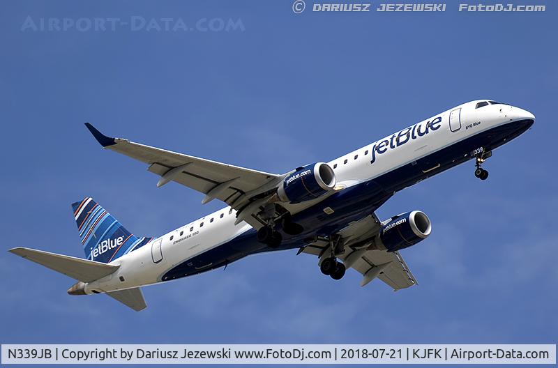 N339JB, 2011 Embraer ERJ-190-100 IGW 190AR C/N 19000490, Embraer 190AR (ERJ-190-100IGW) 