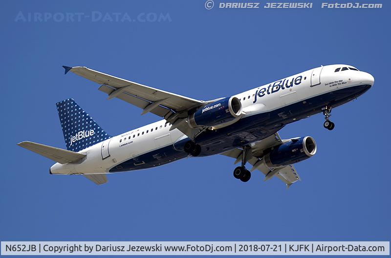 N652JB, 2007 Airbus A320-232 C/N 3029, Airbus A320-232 
