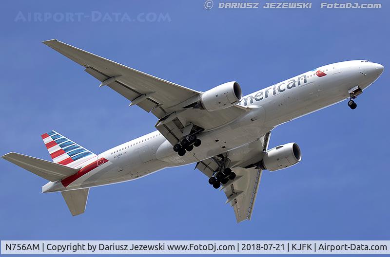 N756AM, 2001 Boeing 777-223 C/N 30264, Boeing 777-223/ER - American Airlines  C/N 30264, N756AM