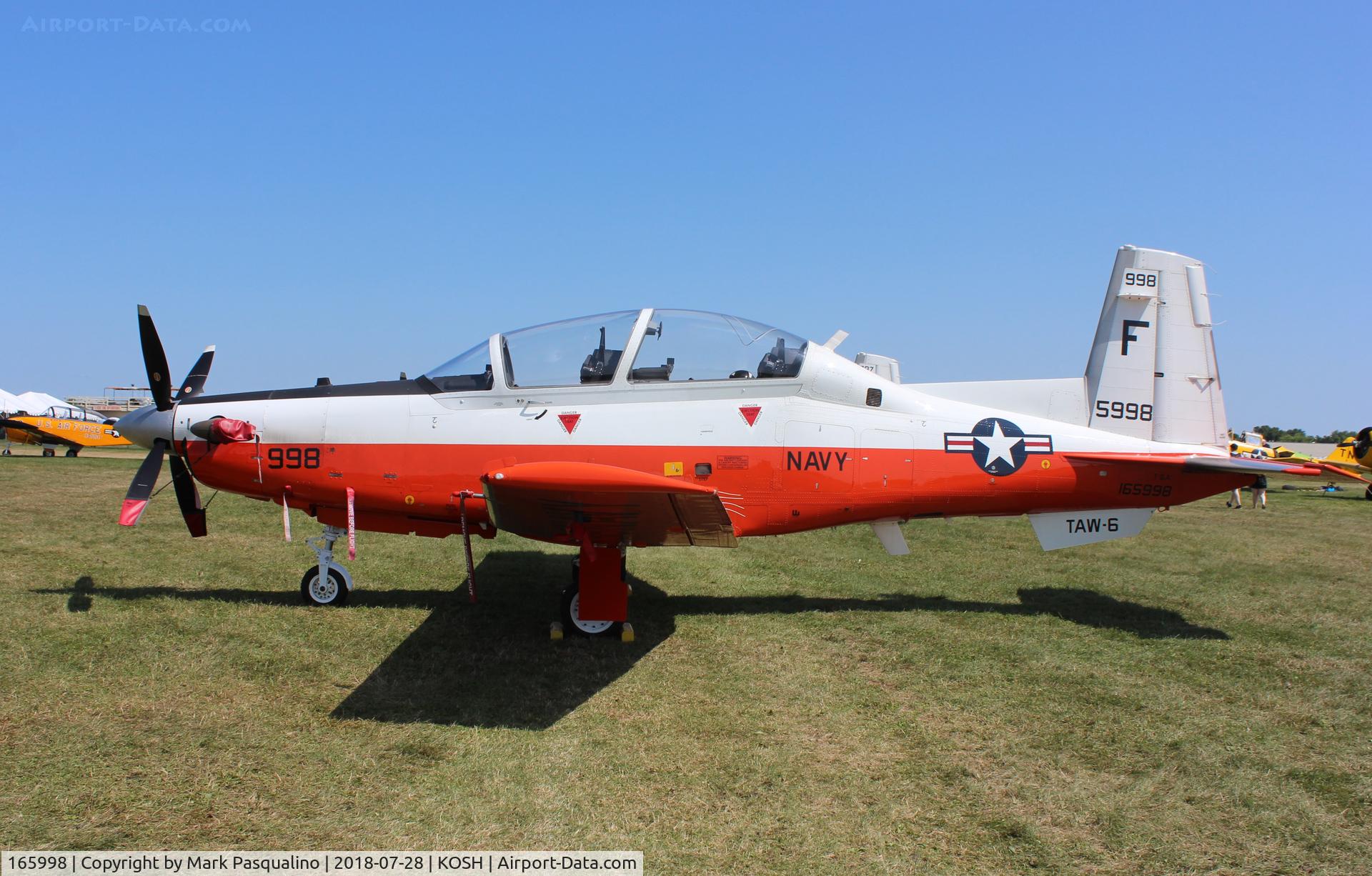 165998, 2002 Raytheon T-6A Texan II C/N PT-210, Raytheon T-6A