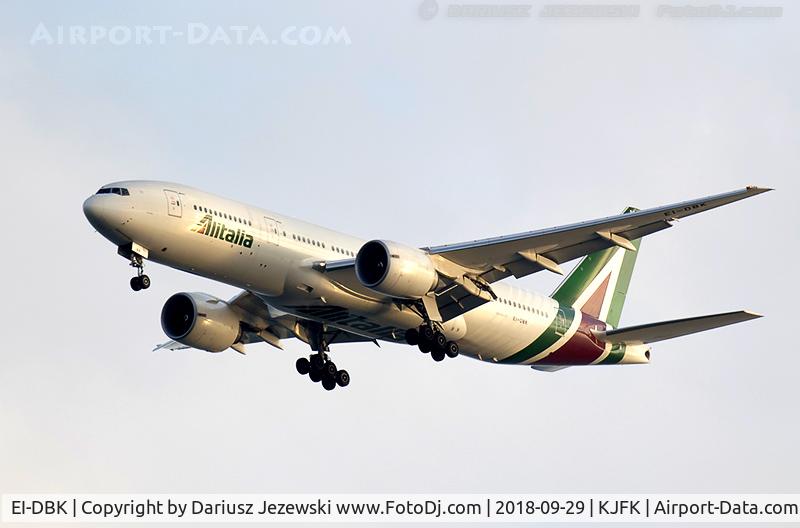 EI-DBK, 2003 Boeing 777-243/ER C/N 32783, Boeing 777-243/ER - Alitalia  C/N 32783, EI-DBK