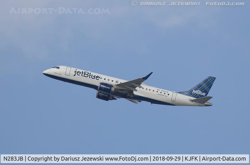 N283JB, 2007 Embraer 190AR (ERJ-190-100IGW) C/N 19000125, Embraer 190AR (ERJ-190-100IGW) 