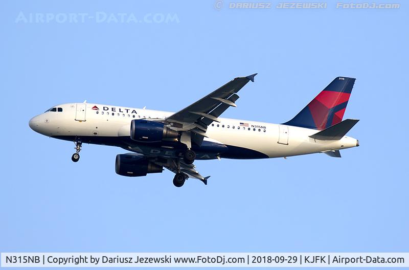 N315NB, 2000 Airbus A319-114 C/N 1230, Airbus A319-114 - Delta Air Lines  C/N 1230, N315NB