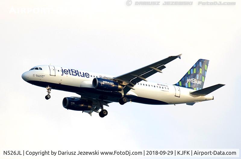 N526JL, 2001 Airbus A320-232 C/N 1546, Airbus A320-232 