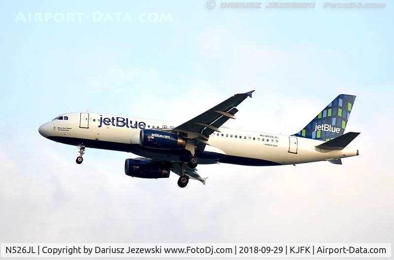 N526JL, 2001 Airbus A320-232 C/N 1546, Airbus A320-232 
