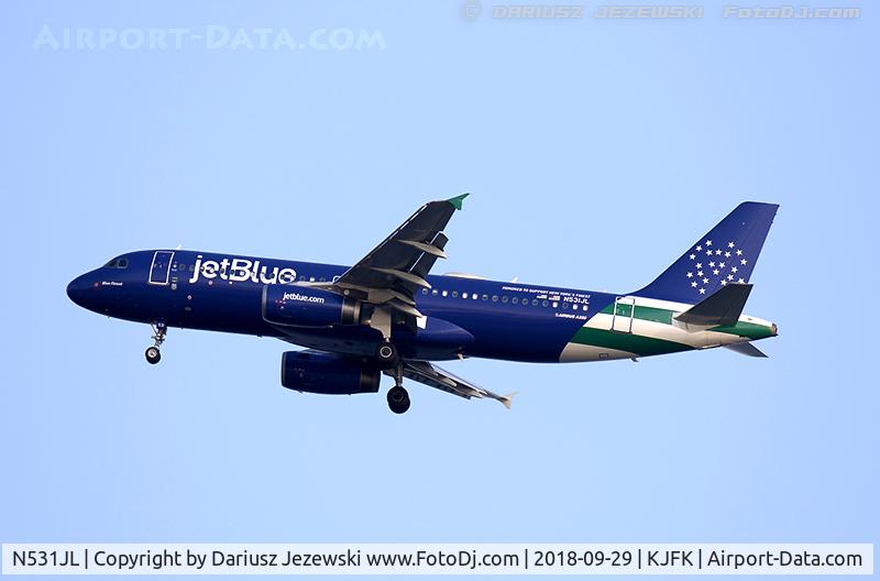 N531JL, 2001 Airbus A320-232 C/N 1650, Airbus A320-232 
