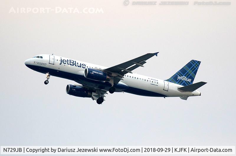 N729JB, 2008 Airbus A320-232 C/N 3572, Airbus A320-232 