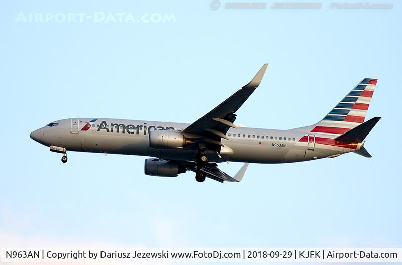N963AN, 2001 Boeing 737-823 C/N 29543, Boeing 737-823 - American Airlines  C/N 29543, N963AN