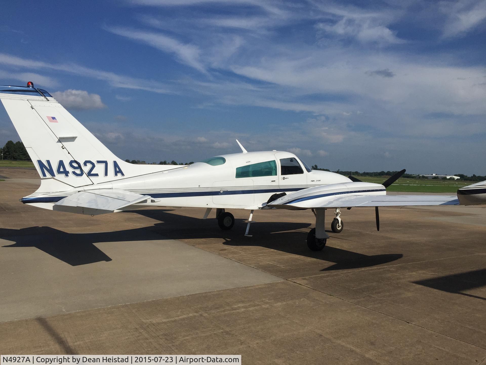 N4927A, 1978 Cessna 310R C/N 310R1504, Ramp shot in Alabama after 2014 purchase by GenX Aviation