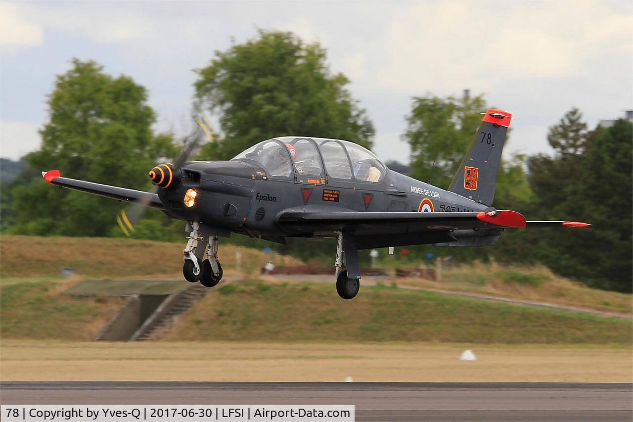 78, Socata TB-30 Epsilon C/N 78, Socata TB-30 Epsilon, Landing rwy 29, St Dizier-Robinson Air Base 113 (LFSI) Open day 2017
