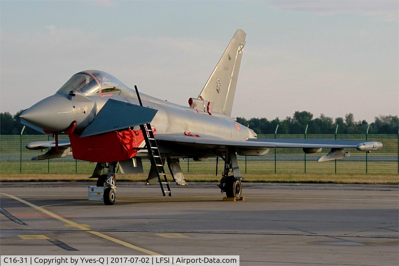 C16-31, Eurofighter EF-2000 Typhoon S C/N SS012, Eurofighter EF-2000 Typhoon S, Flight line, St Dizier-Robinson Air Base 113 (LFSI) Open day 2017