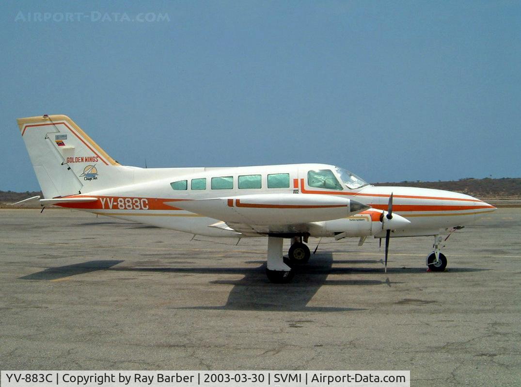 YV-883C, Cessna 402B C/N 402B-0920, YV-883C   Cessna 402B [402B-0920] (Golden Wings) Caracas-Simon Bolivar Int'l~YV 30/03/2003