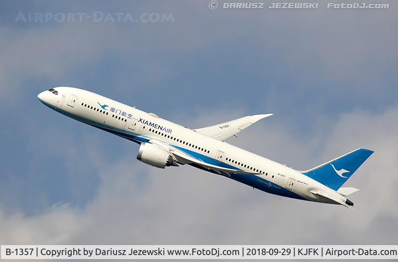 B-1357, 2018 Boeing 787-9 Dreamliner C/N 63043, Boeing 787-9 Dreamliner - Xiamen Airlines  C/N 63043, B-1357