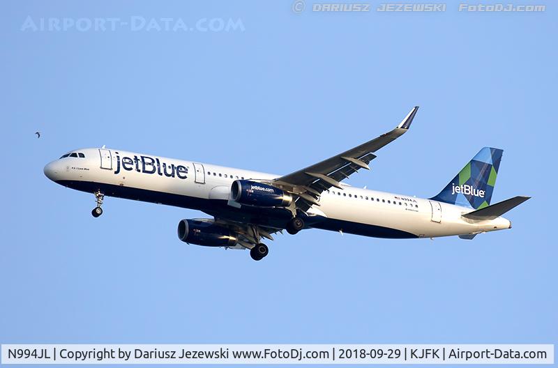 N994JL, 2018 Airbus A321-231 C/N 8185, Airbus A321-231 