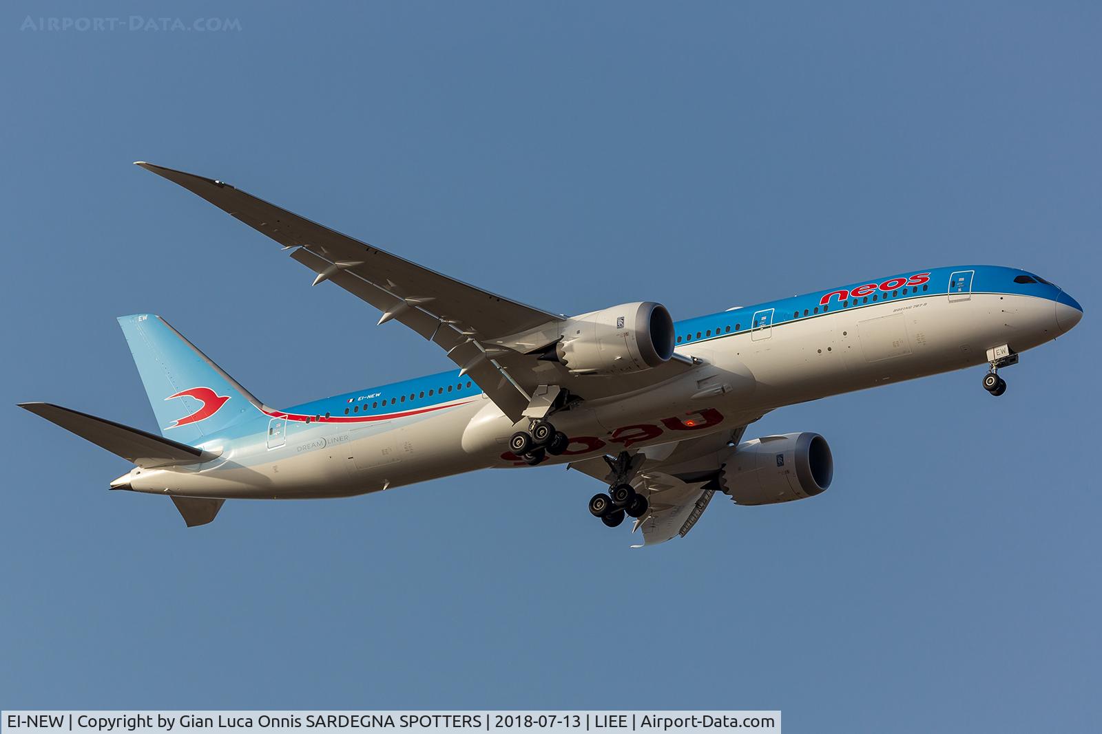 EI-NEW, 2018 Boeing 787-9 Dreamliner C/N 38791, Landing 14r