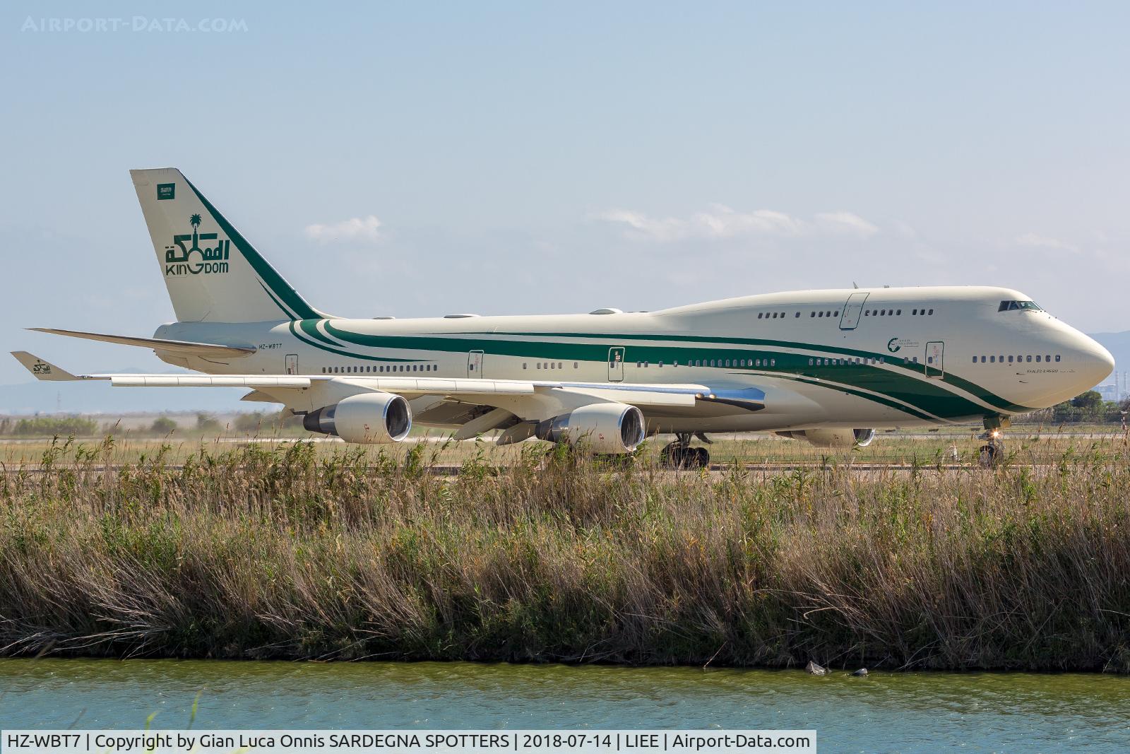 HZ-WBT7, 1992 Boeing 747-4J6 C/N 25880, TAXI 14R