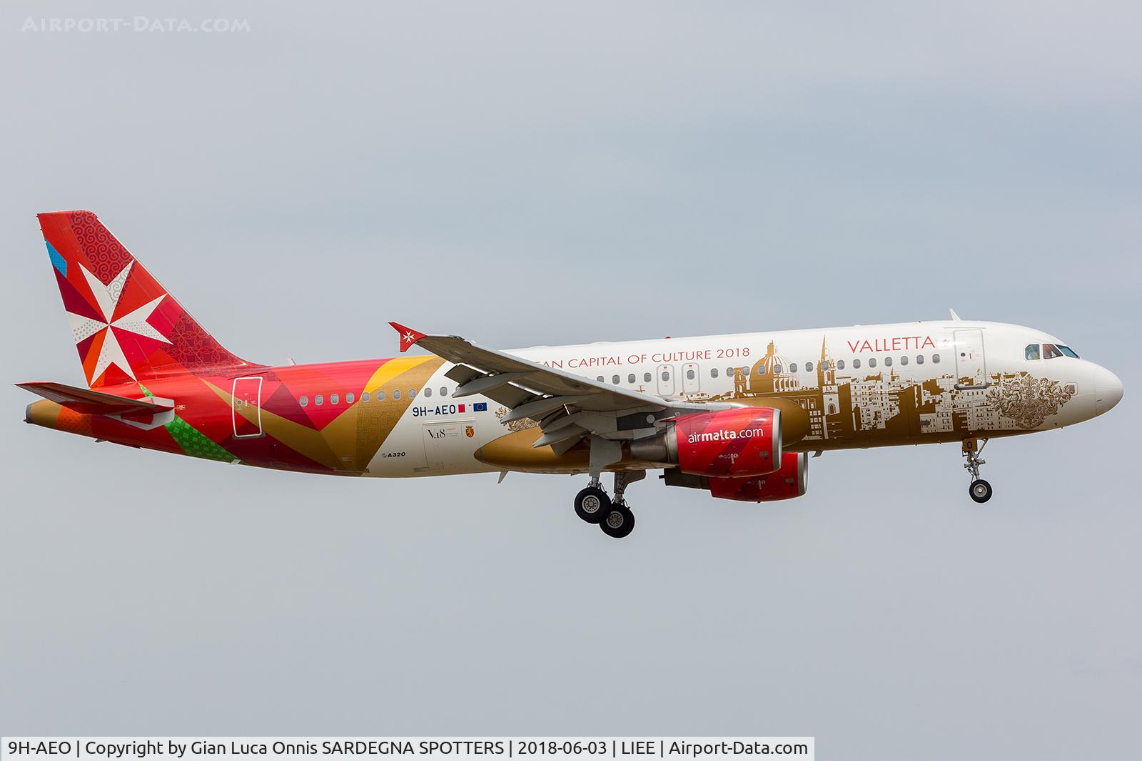 9H-AEO, 2006 Airbus A320-214 C/N 2768, Landing 14R