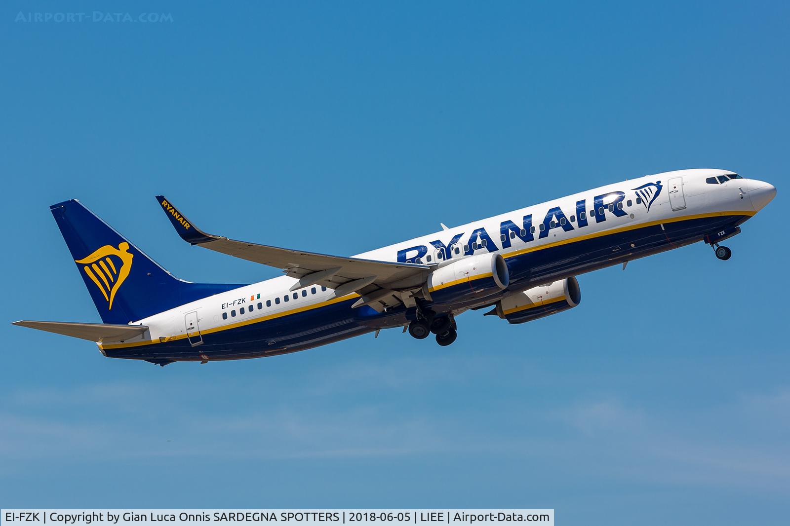 EI-FZK, 2017 Boeing 737-8AS C/N 44783, TAKE OFF 32L