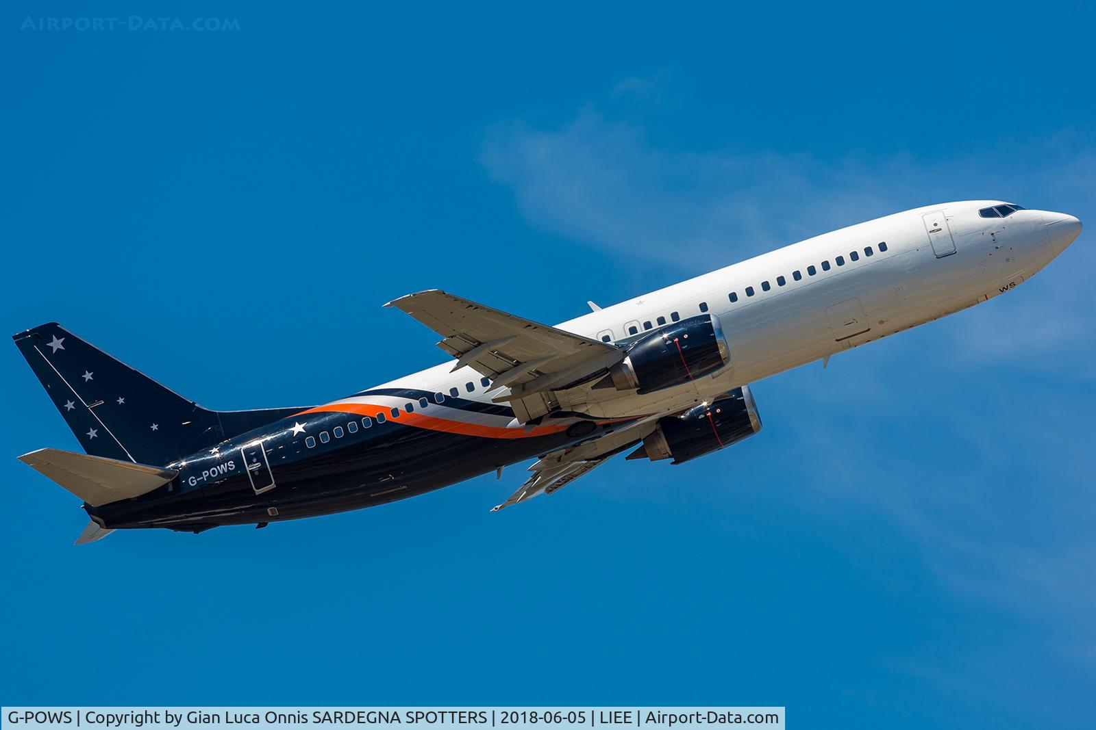G-POWS, 1992 Boeing 737-436 C/N 25853, TAKE OFF 32L