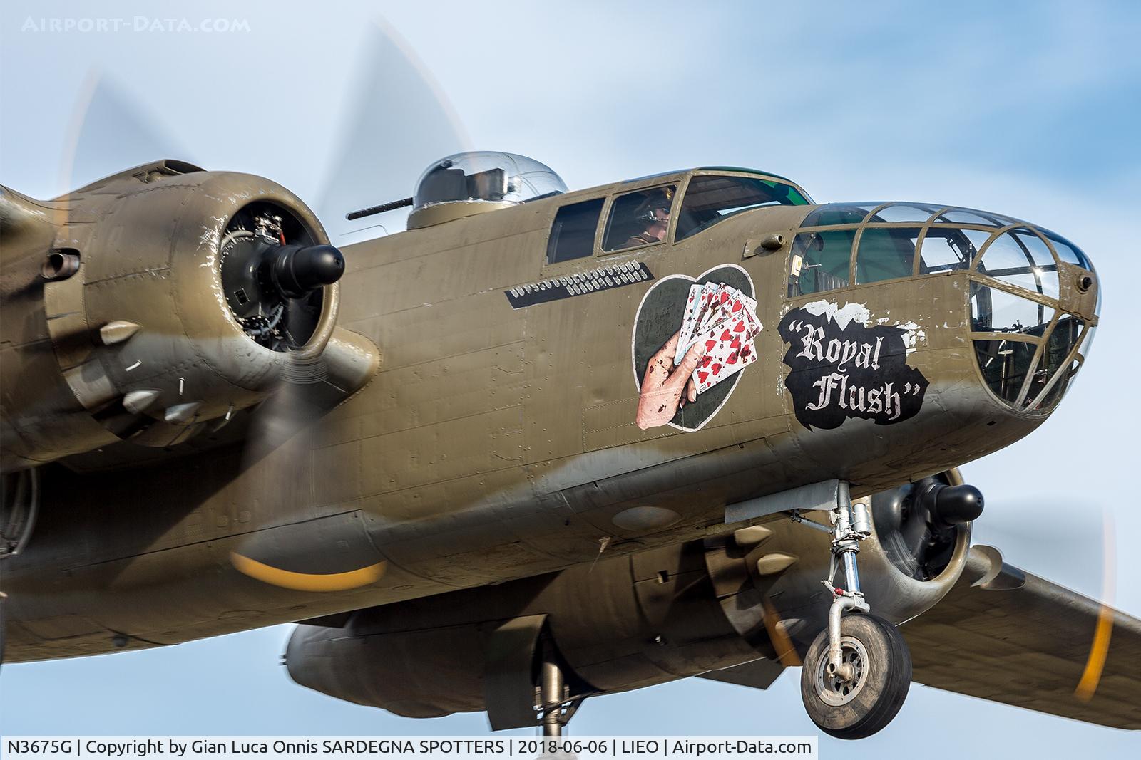 N3675G, 1944 North American B-25J Mitchell Mitchell C/N 108-33698, LANDING FILM SET 