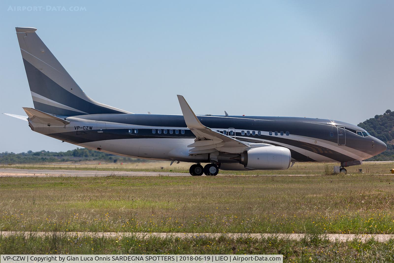 VP-CZW, 2013 Boeing 737-7JW C/N 38408, TAXI 05R