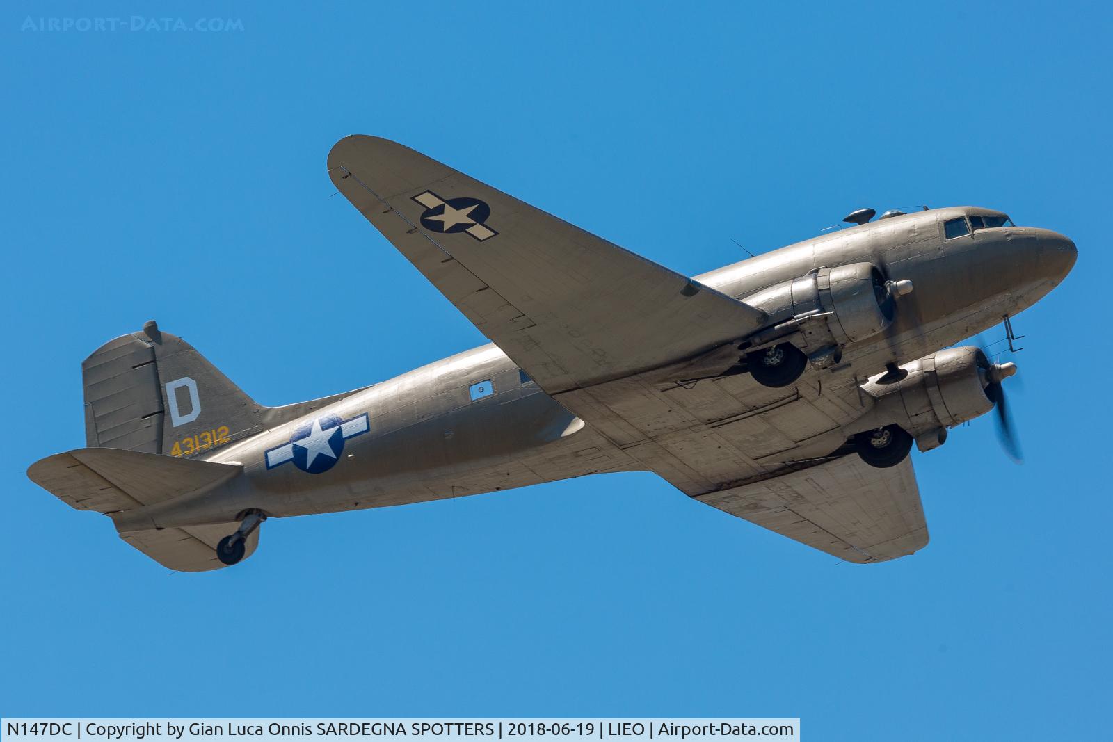 N147DC, 1943 Douglas C-47A-75-DL Skytrain C/N 19347, TAKE OFF 05R