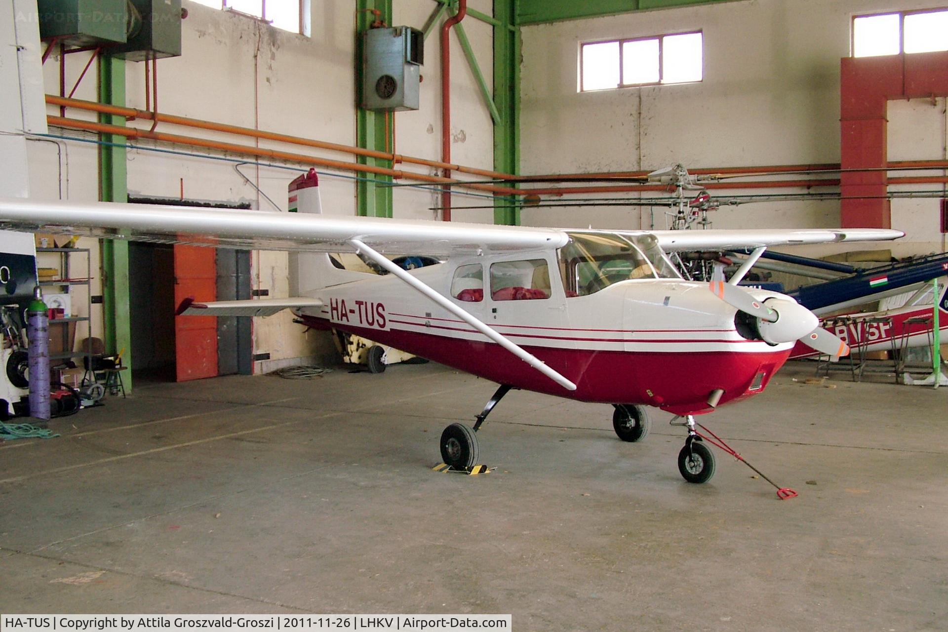 HA-TUS, 1958 Cessna 175 Skylark C/N 17555612, LHKV - Kaposújlak Airport, Hungary