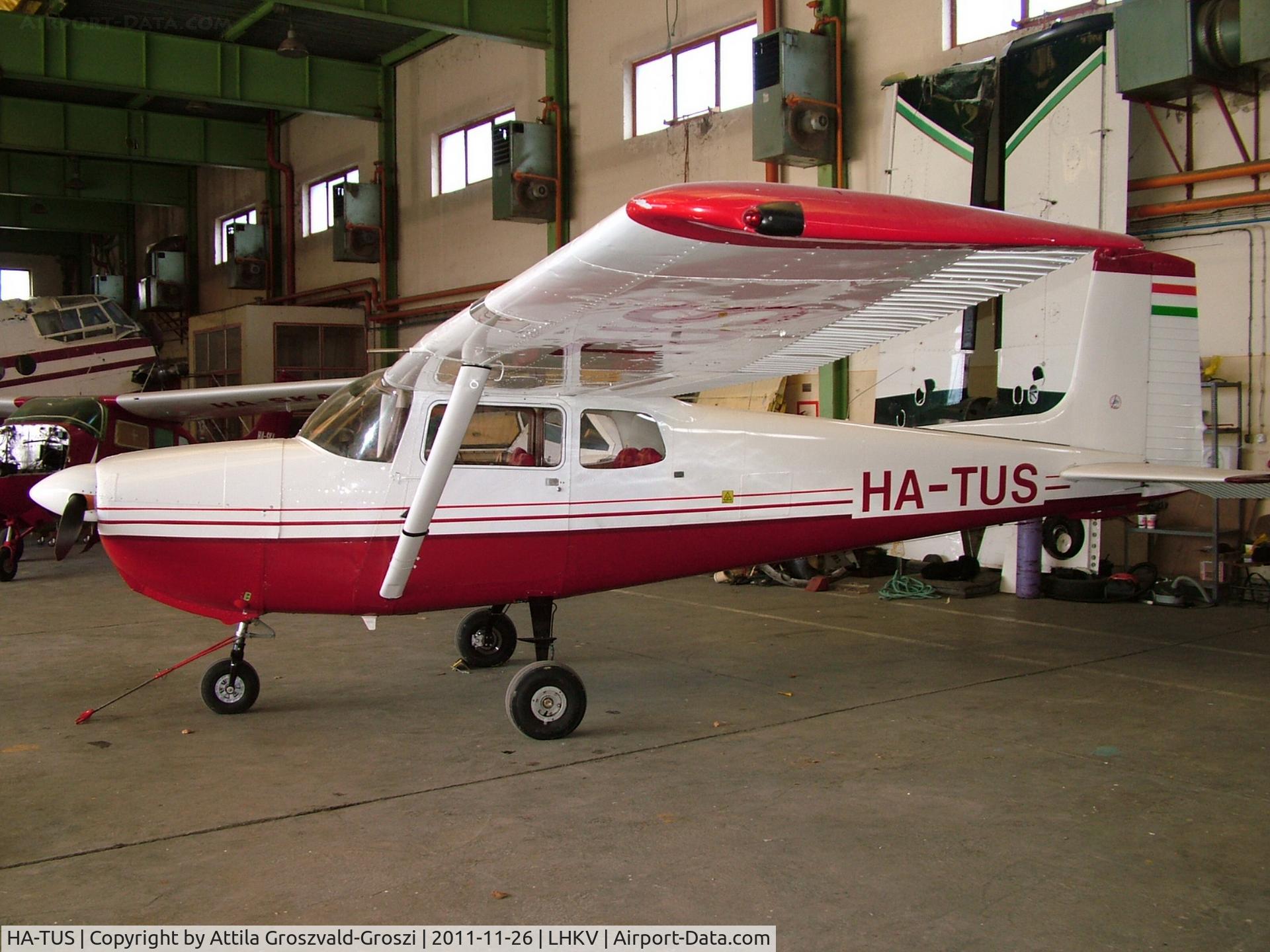 HA-TUS, 1958 Cessna 175 Skylark C/N 17555612, LHKV - Kaposújlak Airport, Hungary