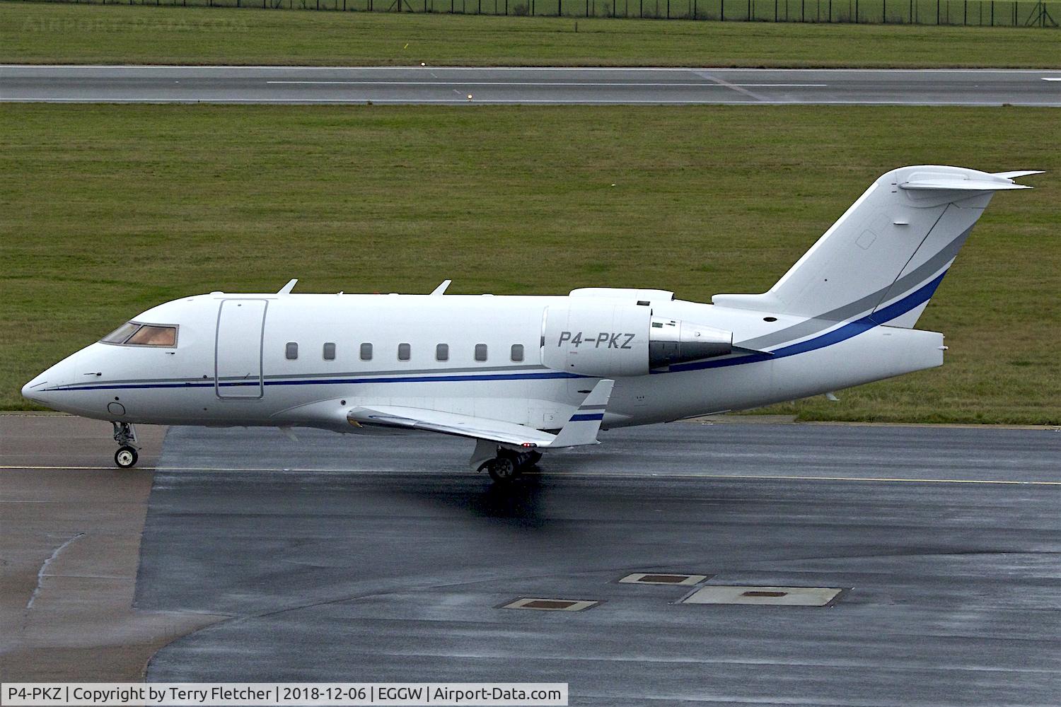P4-PKZ, 2004 Bombardier Challenger 604 (CL-600-2B16) C/N 5580, At Luton
