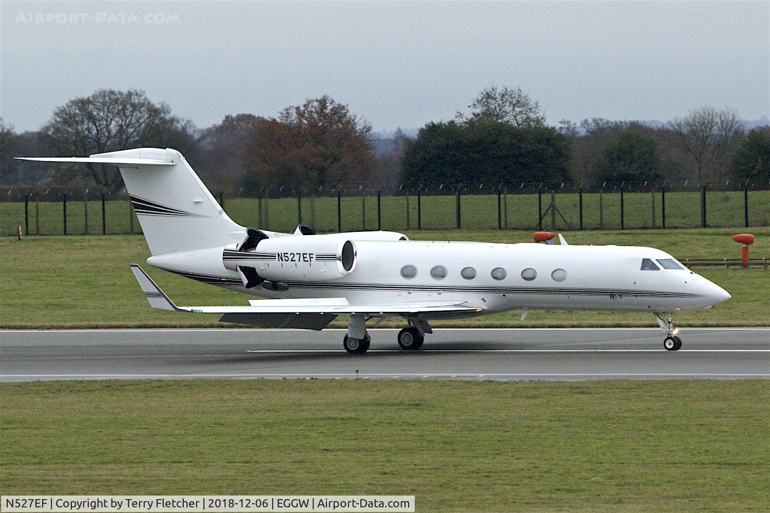 N527EF, Gulfstream Aerospace GIV-X (G450) C/N 4148, At Luton