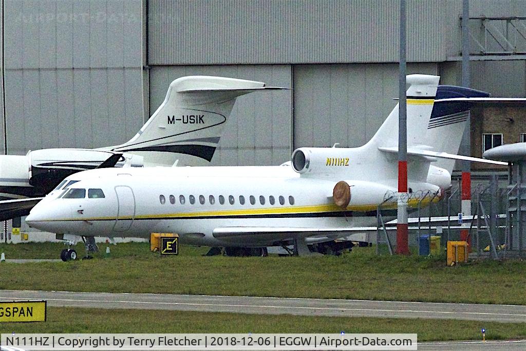 N111HZ, 2011 Dassault Falcon 7X C/N 137, at Luton