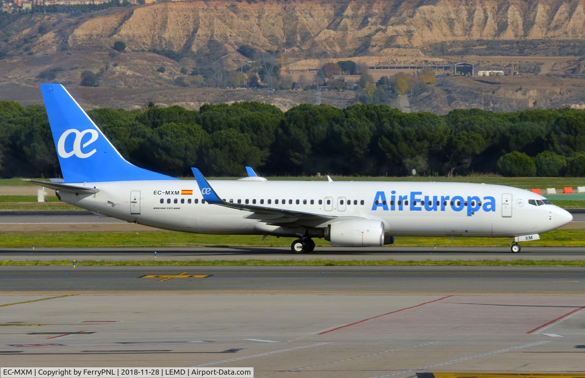 EC-MXM, 2018 Boeing 737-800 C/N 60591, New addition to B738 fleet in 2018 for Air Europa